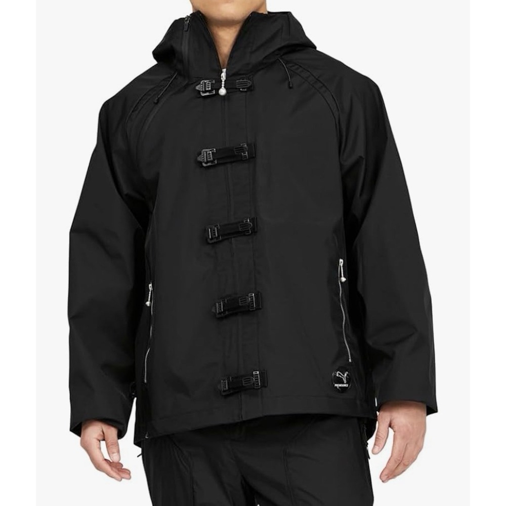 Puma x Pronounce Raincell Waterproof Hooded Jacket Black Large Mens 534030-01